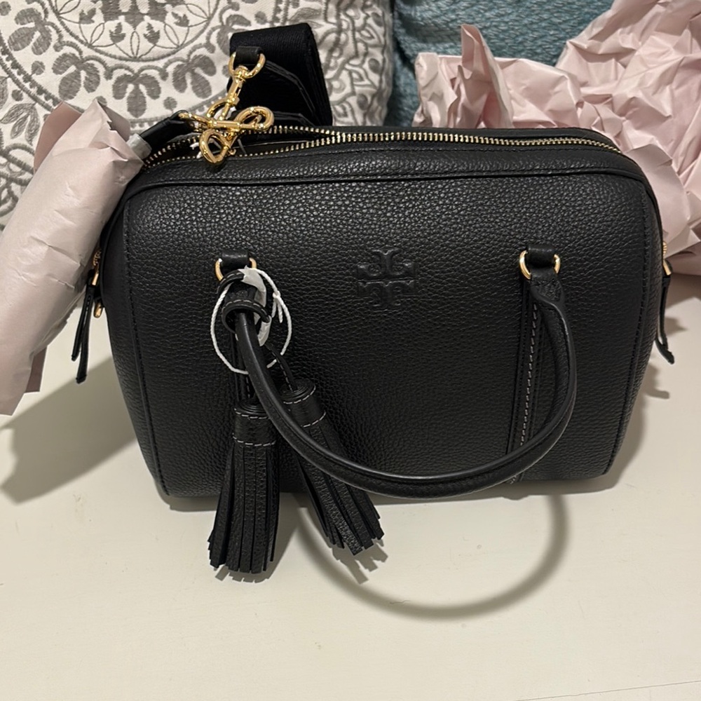 Tory Burch Thea Satchel w/ crossbody straps